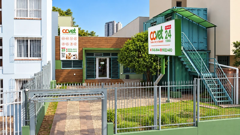 Fachada da CCVET