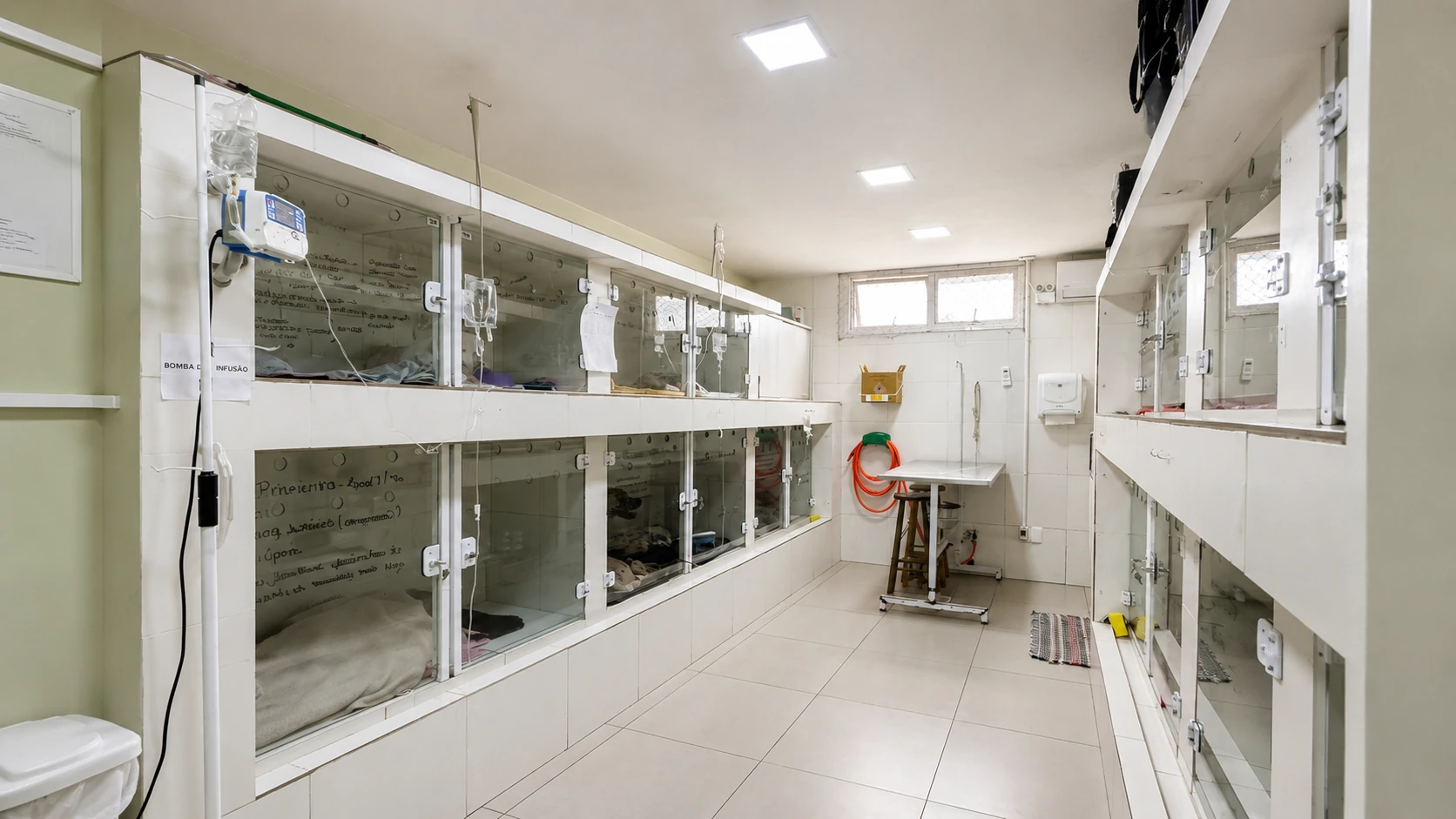 Recepção da clínica veterinária IMVSA